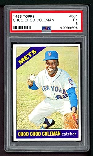 1966 Topps 561 Cho Choo Coleman New York Mets PSA PSA 5.00 Mets