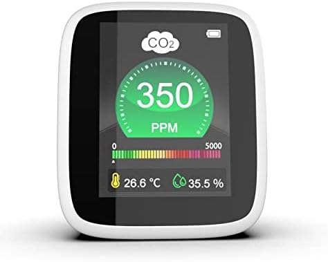 Xdkll איכות אוויר צג מנתח גז מנתח גז פחמן מטמפרטורת מד טמפרטורה צג לחות CO2 גלאי NDIR מסעדות CO2 צג