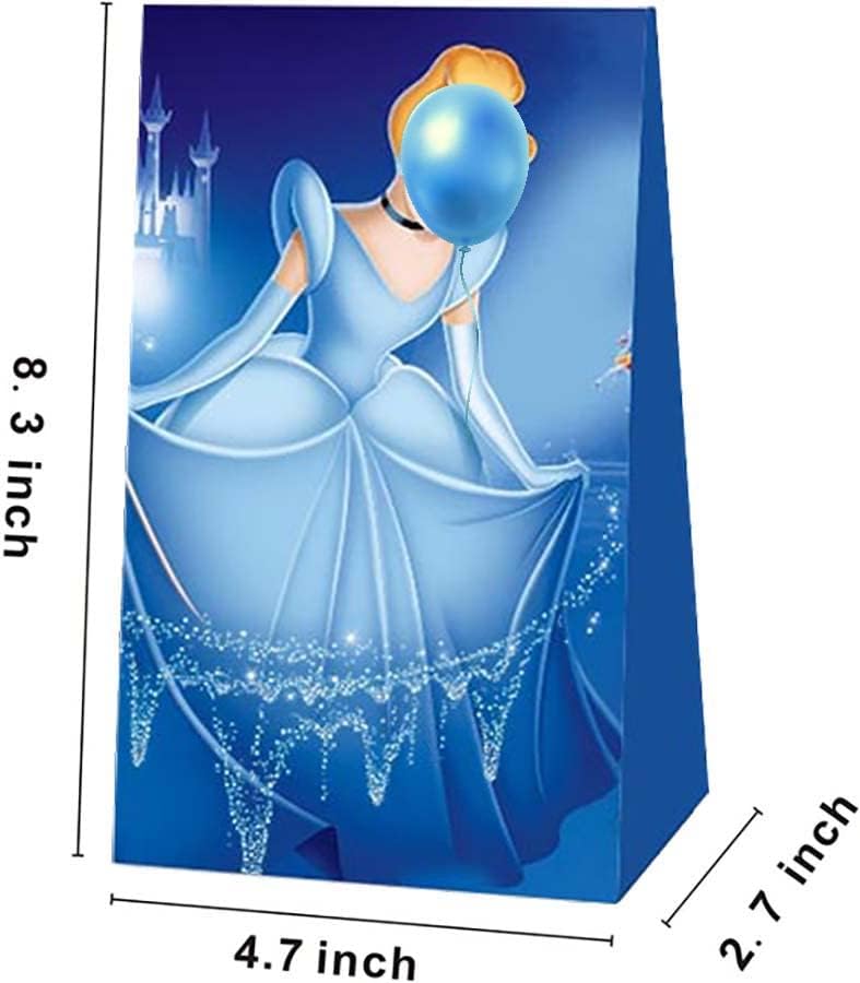 12 יח 'מפלגת הנסיכה טייפים, שקיות ממתקים של הנסיך והנסיכה שקית נייר קראפט לציוד מסיבות נושא הנסיכה