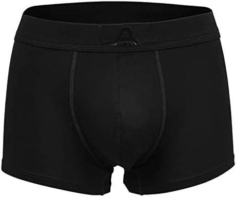 מכנסי בוקסר לגברים BMISEGM מכנסיים קצרים אופנה גברית תחתוני ברכיים סקסים במעלה תקצירים תחתונים תחתונים גברים
