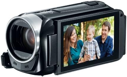 Canon Vixia HF R400 HD 53X תמונה מיוצבת מצלמת וידיאו זום ו 3.0 מגע LCD