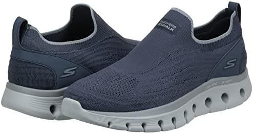 Skechers Mens Go Walk Glide Step Flex Sellic Shate 9.5 חיל הים