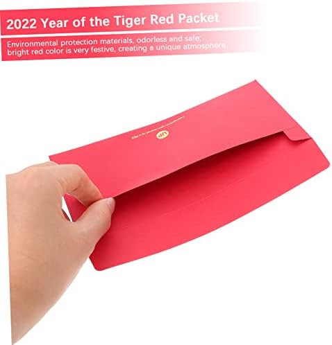 6 יחידות 2022 2022 שנה של נמר אדום מנות חג המולד מתנות מתנת מעטפות סיני אדום מעטפות 2022 סיני חדש שנה כסף