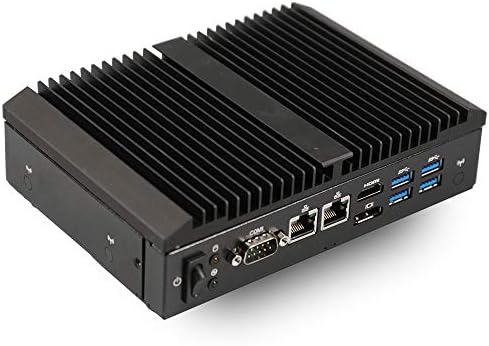 Gigaipc qbix-pro-kblb7100h-a1 תעשייתי ללא מאוורר אינטל Core I3 Mini PC, קלט DC רחב, טמפ על הפעלה רחבה