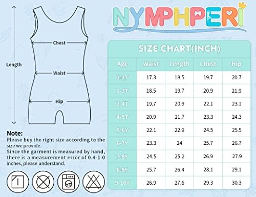 Nymphperi 2 חבילות גוף גוף להתעמלות לבנות נוצצות רוטי רודים עם מכנסיים קצרים ילדים ללא שרוולים