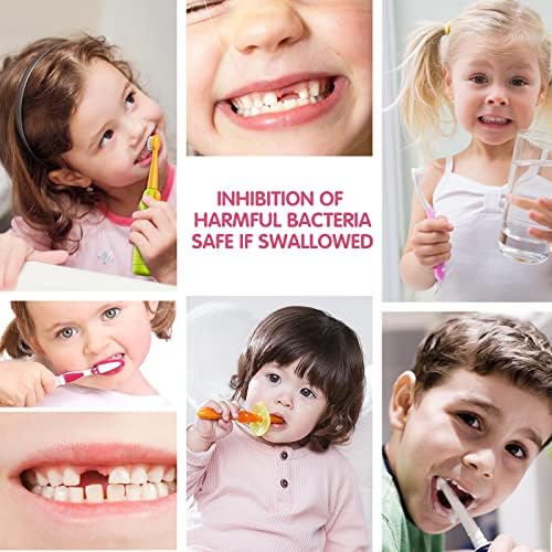 משחת שיניים קצף ילדים, טעם תות נמוך פלואוריד משחת שיניים להלבנת קצף, פעוטות אנטי-חלילות משחת שיניים