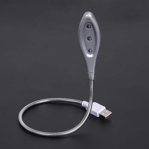 גאדג'טים של USB יצירתיים ניידים מנורת LED בהירות גבוהה גמישה מנורת קריאה USB גמישה עם 3 נורות LED