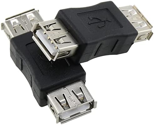 ZZHXSM 2 PCS מתאם USB USB נקבה ל- USB ממיר מתאם מחליף מגדר נשי USB