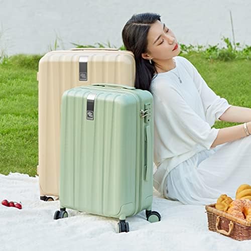 ערכות מזוודות שדרוג האנקה מחשב מזוודות קשיחות קלות משקל עם גלגלי ספינר ומנעול צא, אחסון מטען נסיעות