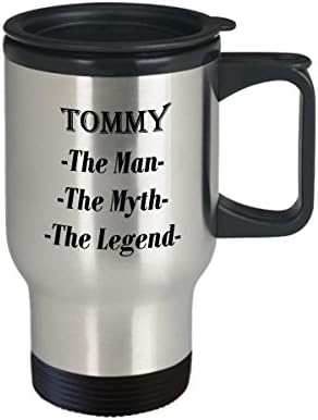 טומי - האיש המיתוס המתנה לספל קפה מדהים של האגדה - ספל נסיעות 14oz