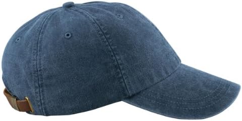 אדמס יוניסקס 6-פנל נמוך-פרופיל שטף פיגמנט צבוע כובע