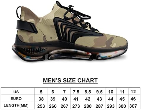 Gjetfdap Man נעליים מעשיות, נעלי ספורט אופנה ספורטיביות מזדמנות נעלי קאם, ריצה ריצה ריצה