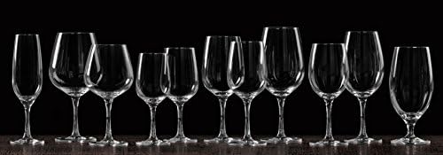 זכוכית קריסטל אירופאית, כוס יין אדום, 15.4 אונקיה, סט של 6