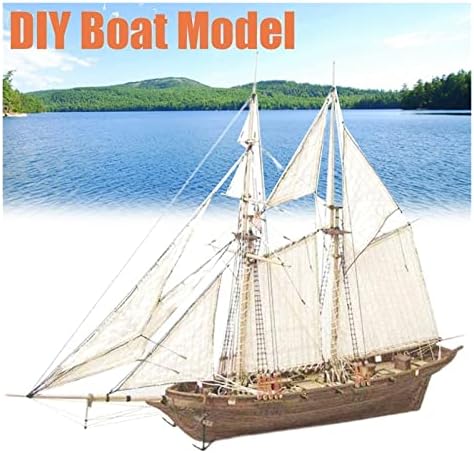 3 דגם חלל תחושה מפרשית צעצוע הרכבה בניין בלוק סירת דגם עץ מפרשית דגם פאזל שיט נושא המפלגה