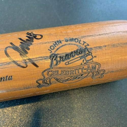 ג'ון סמולץ חתם על אטלנטה ברייבס סלבריטאים בייסבול עטלף JSA COA - עטלפי MLB עם חתימה