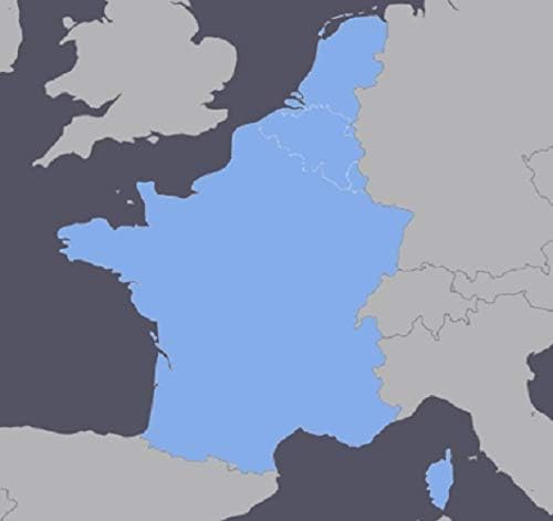 מפת צרפת בנלוקס 2023 למכשירי גרמין