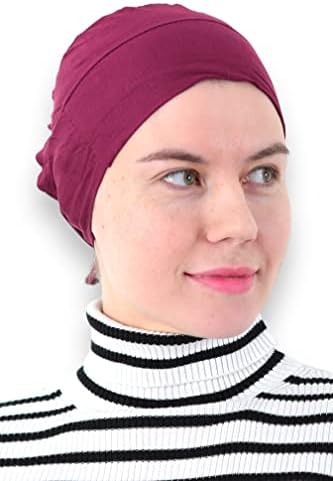 Avanos Non-Slip Hijab Undercap, כובע חיג'אב לאחור לנשים, כיסוי ראש נוח ונוח Jilbab Abaya צעיף