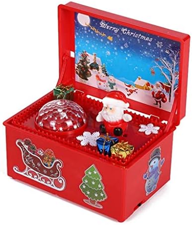 קופסת מוסיקה בסגנון חג המולד N/A Style Frient Creative Santa Claus Decat