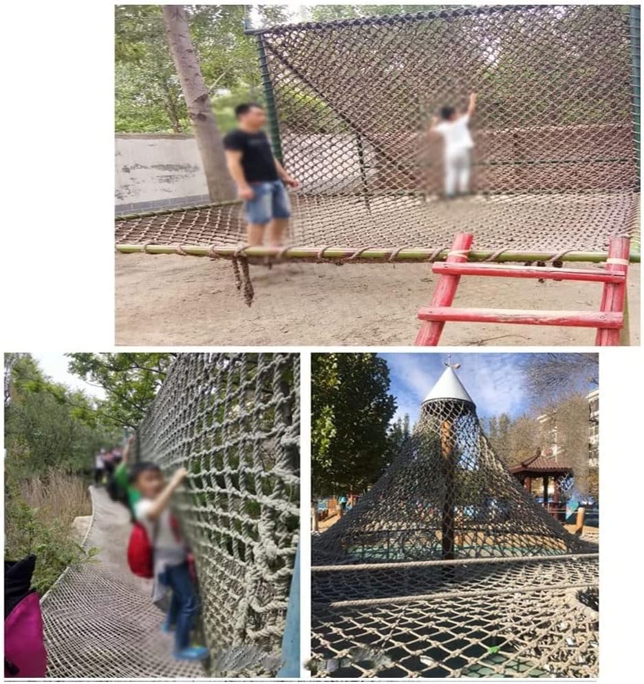 Ouyoxi Cargo רשת מטפסים על ילדים, חבלים רשת משחקים רשת מטען לרשת לילדים מטפסים על טיפוח חיצוני בטיחות