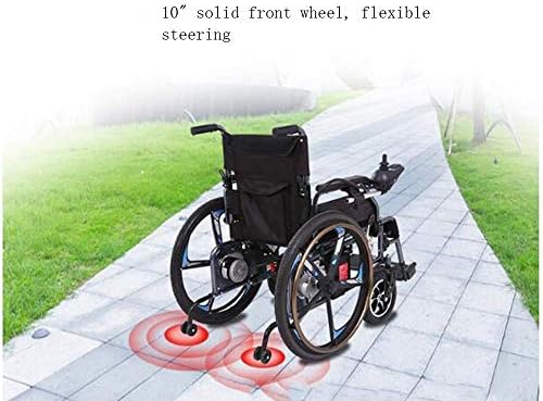 אופנה נייד כיסא גלגלים אינטליגנטי תכליתי מתקפל כיסא גלגלים נייד נסיעות נכים קשישים ידני / חשמלי מתג סוללה