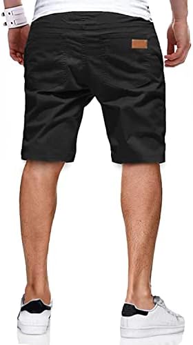 גברים של מכנסיים קצרים מקרית קלאסי כושר ספורט אימון גולף מכנסיים קצרים כותנה מטען מכנסיים קצרים לגברים