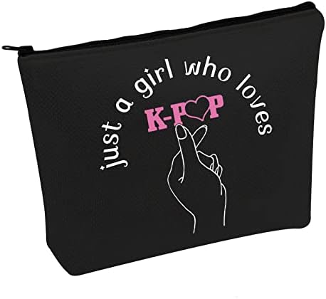 Vamsii kpop צבא תיק איפור רק ילדה שאוהבת תיק מטבולת טיול K-pop עבור אוהדי KPOP אוהבי KPOP