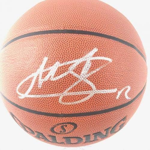 אנדרו בוגוט חתם על כדורסל ספאלדינג PSA/DNA לוחמי חתימה - כדורסלן עם חתימה