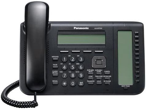 Panasonic KX-NT553-B טלפון IP