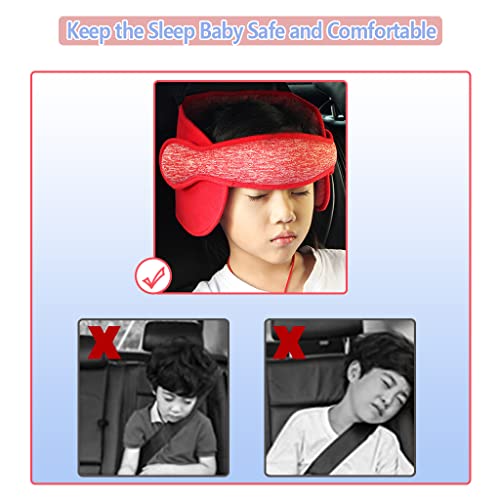 פס תמיכה ראש של ראש ישיבה של מכונית פעוטות, שינה מתכווננת שינה מתנמנם מחזיק עזרה חגורת ראש חגורת ראש חגורה