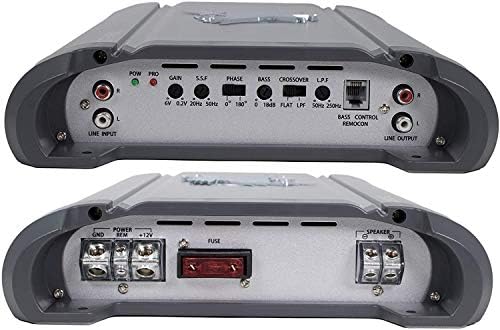 מערכת שמע SoundXtreme ST5000.1 מגבר מכוניות מונובלוק - מגבר 5000 וואט, 1/2/4 אוהם יציב, Class A/B,