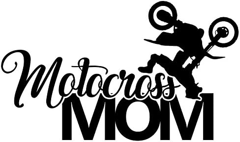 Motocross Mom Sports ויניל מדבקות 6 אינץ '