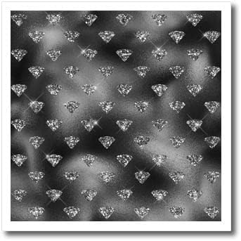 תמונת גלאם 3 של תמונת נצנצים כסף של יהלומים. - ברזל על העברות חום