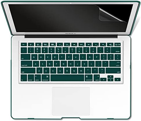 IBENZER תואם ל- MacBook Air 11 אינץ 'דגם A1370 A1465, Touch Soft Plastic Chell Chenge צרור עם כיסוי מקלדת ומגן