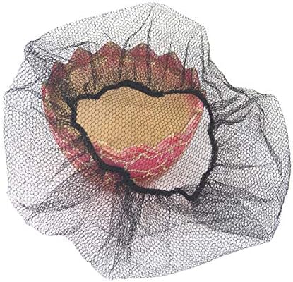 צ ' יאנסו חד פעמי שיער רשתות עמיד ניילון לנשימה חלת דבש חבילה של 100 שחור