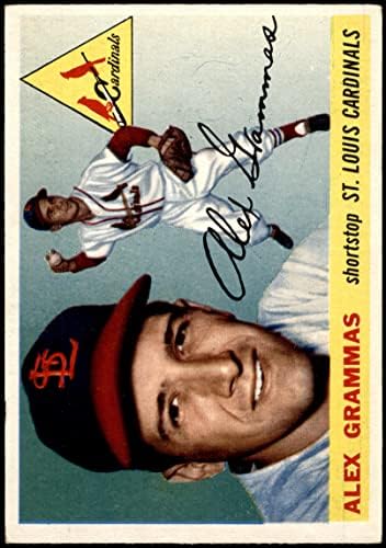 1955 Topps 21 ALEX GRAMMAS ST. Louis Cardinals Ex Cardinals