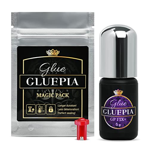 Gluepia Eyelass Extension Extension Glue GP תיקון+ /1.5-2 שניות זמן ייבוש/שמירה-6 שבועות/כוח מליטה מקסימאלי/שימוש