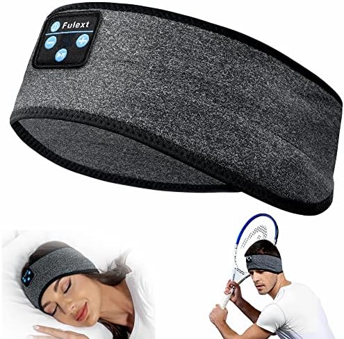 אוזניות שינה של Voerou סרט Bluetooth, אוזניות אלחוטיות להקות נוחות, אוזניות ישנות עם רמקולים