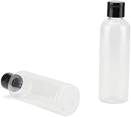 לקסינין 60 מארז 4 עוז בקבוקי פלסטיק שקופים עם כובעי פליפ, בקבוקי פלסטיק ריקים לנסיעות, מיכלים