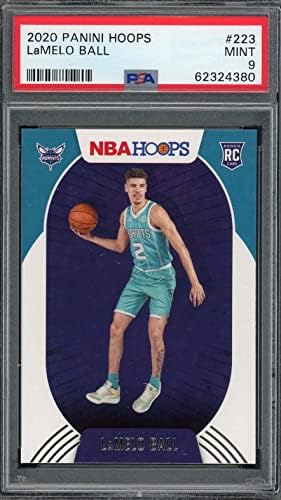 Ballo Ball 2020 Panini Hoops Baskball Warkie Card RC 223 PSA 9