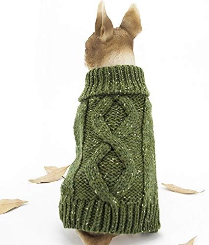 סוודר כלבים אפטית מעילי מזג אוויר קר לבוש כלב חורף בגדי סריגים לכלבים