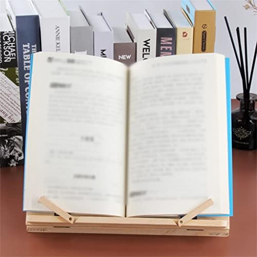 מתקפל ספר סטנד עץ זווית מתכוונן ספריית מכתבים מדף ספרים מחשב לוח תמיכה