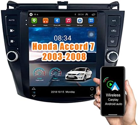 FBKPHSS כפול DIN CAR רדיו סטריאו אנדרואיד 11 מולטימדיה לוויין GPS נווט עבור הונדה אקורד 7 2003-2008 תמיכה