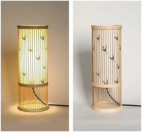 מנורת שולחן מנורת סגנון סינית מנורת שולחן בעבודת יד לילה אור עץ לסלון חדר שינה בית חדר בית חקר זן