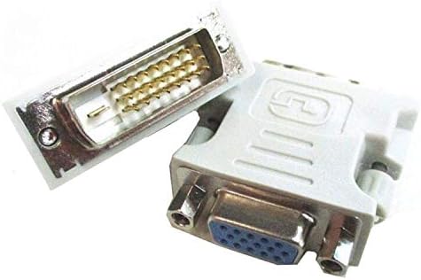 APOI DVI למתאם VGA DVI-I 24+1 זכר ל- VGA 15 מתאם נשי תומך ב- 1080p Full HD עבור מחשב, מחשב מחשב, מחשב נייד, כרטיס