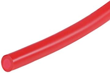 צינור סיליקון Uxcell, 1/8 ID x 1/4 OD 5ft צינור גומי צינור אוויר צינור צינור מים להעברת משאבה אדום