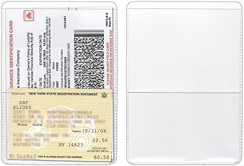 StoreSmart - מחזיקי ביטוח רכב כתום -גב וכרטיס תעודת זהות - חבילה 5 - RFS20 -O5