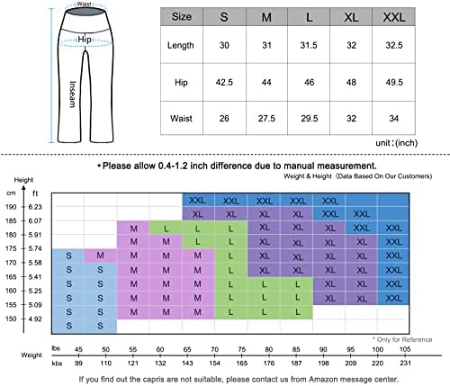 מכנסי יוגה לנשים של היתוגה מכנסי יוגה מגוונים עם כיסים לנשים מופרזים מכנסי יוגה מכנסי אימון מכנסיים של מכנסי