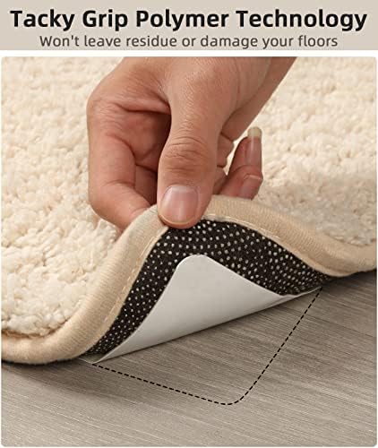 גריפר עבור שטיח, 8 חבילה החלקה שטיח רפידות גריפרים עבור רצפות עץ, אנטי להחליק שטיח פינת גריפרים עבור אזור שטיחים,
