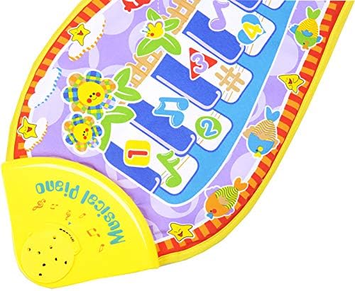 שמיכת MAT רב-פונקציונלית זוחלת שטיח משחק מוזיקת ​​ילדים מוזיקלית משחק תינוק משחק משחקי לוח מהנים עבור