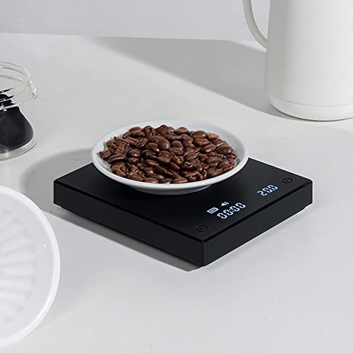 בקנה מידה קפה, אספרסו בקנה מידה, שוקל דיגיטלי קפה בקנה מידה עם טיימר,2000 גרם טס006